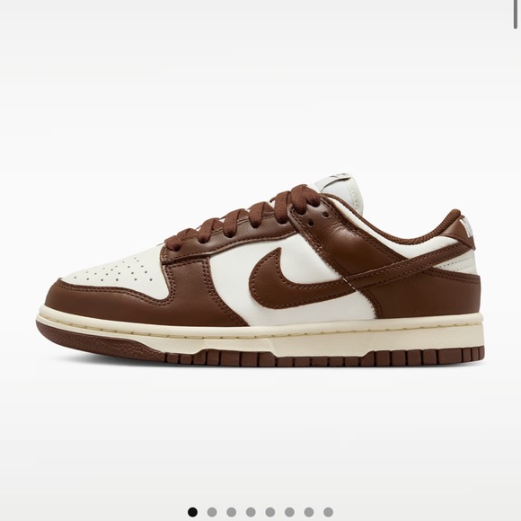 Nike Shoes - Nike Dunk Low in Brown and White Leather
